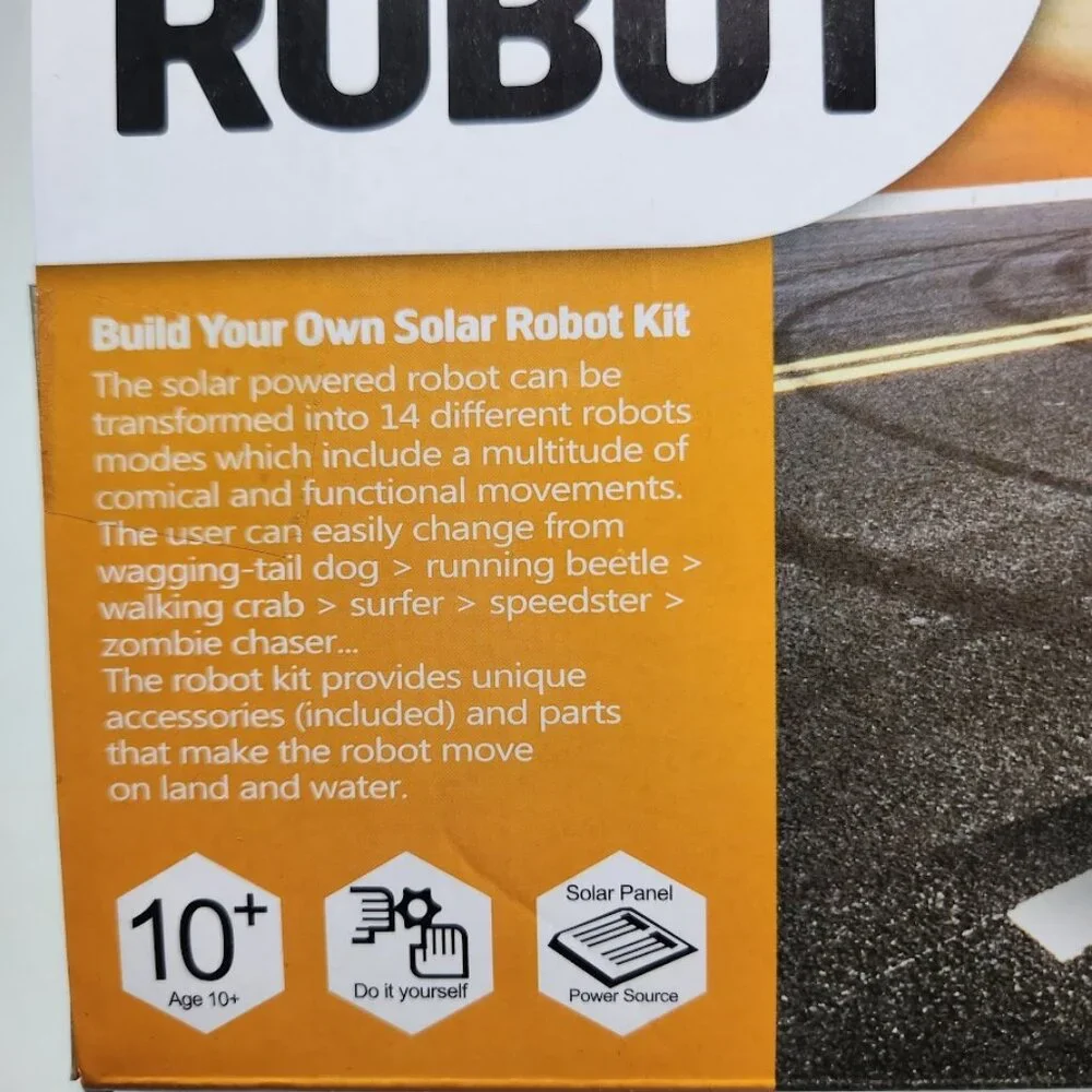 NEW 14-in-1 Solar Robot Kit Stem Projects Educational Science Toy Solar Power Bu